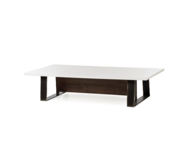 Jordan Coffee Table - White Lacquer Top